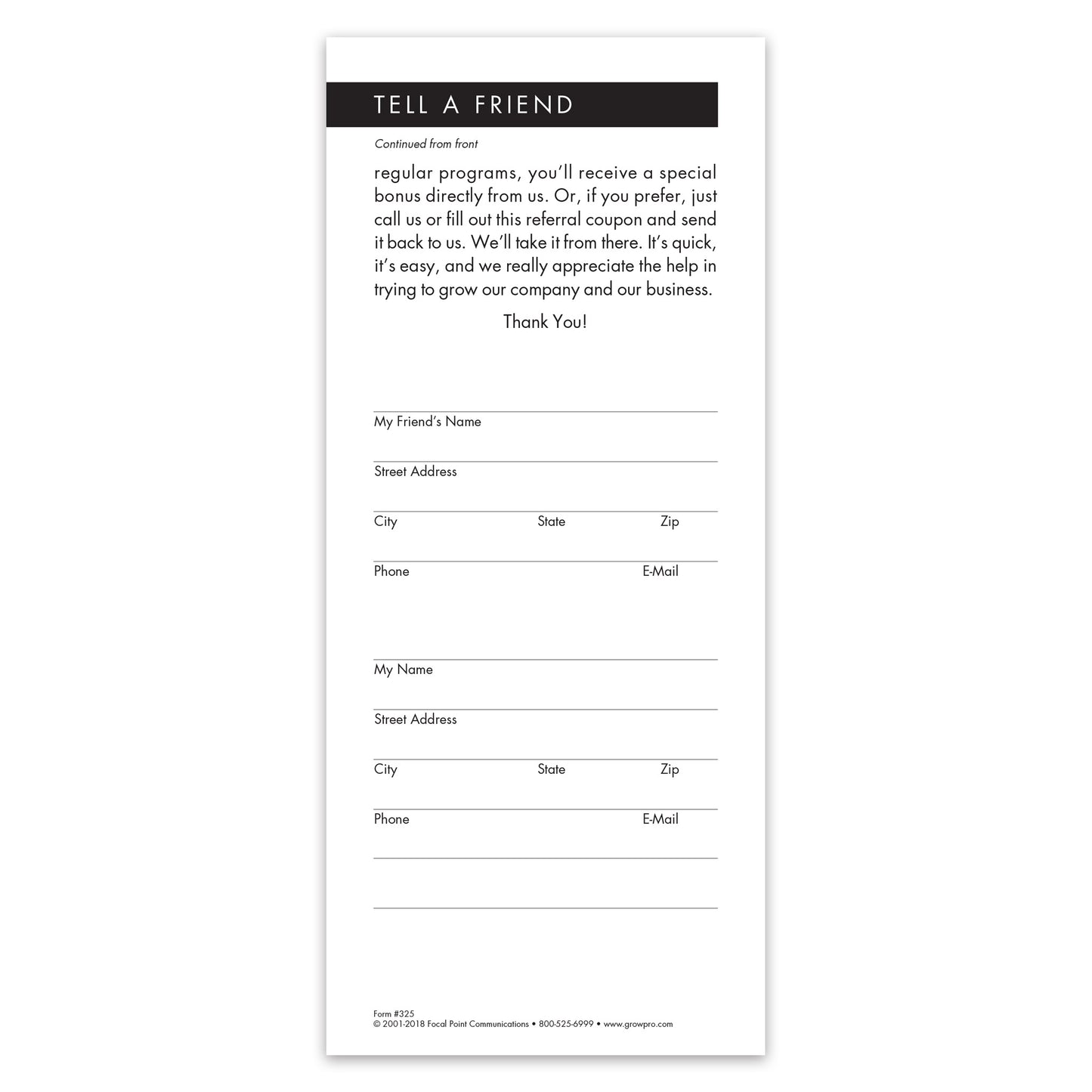 #325 - Referral Grow Note