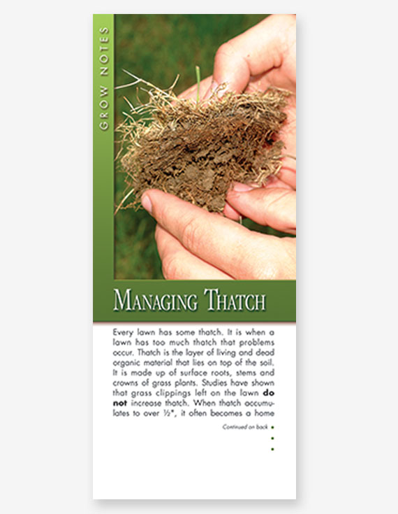 #319 - Managing Thatch Grow Note