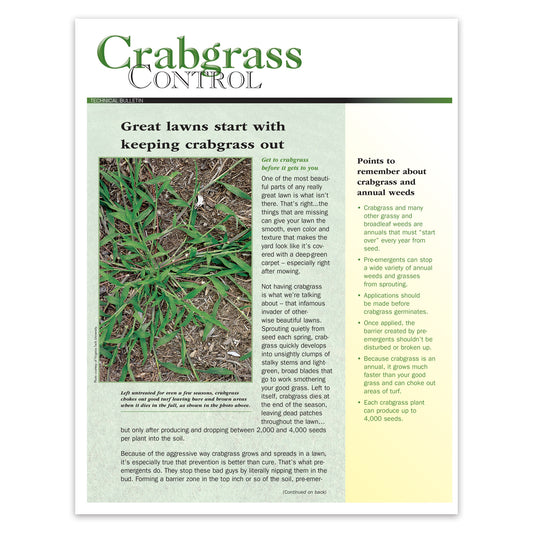 #251 - Crabgrass Control Bulletin