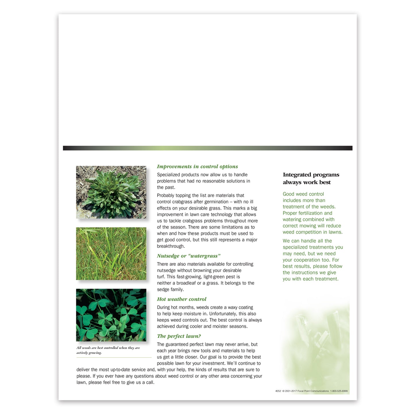 #252 - Weed Control Bulletin