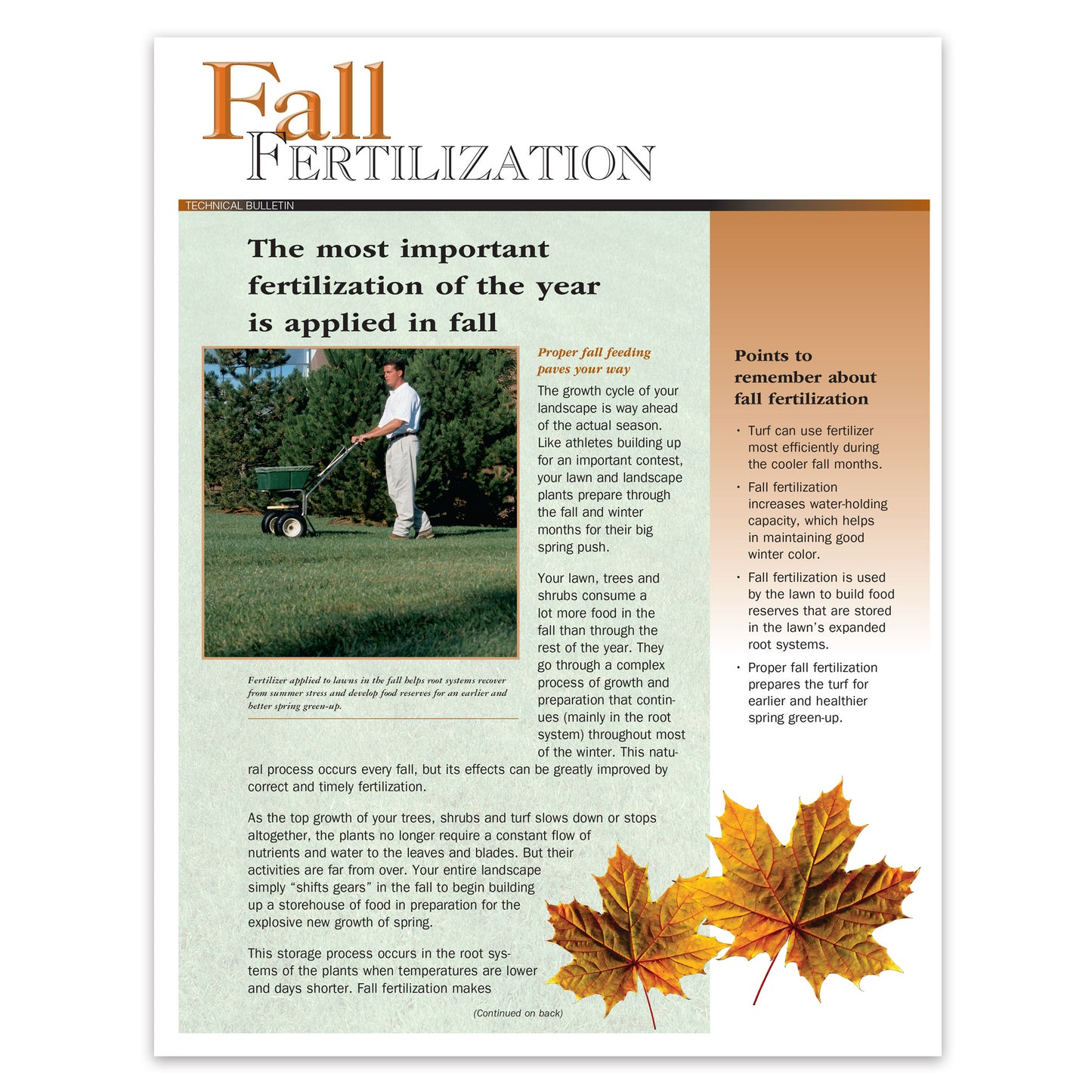 #255 - Fall Fertilization Bulletin