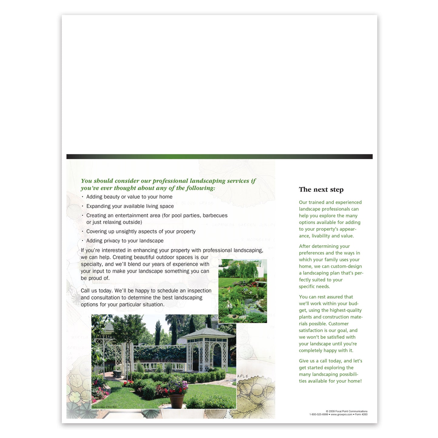 #260 - Professional Landscaping Bulletin