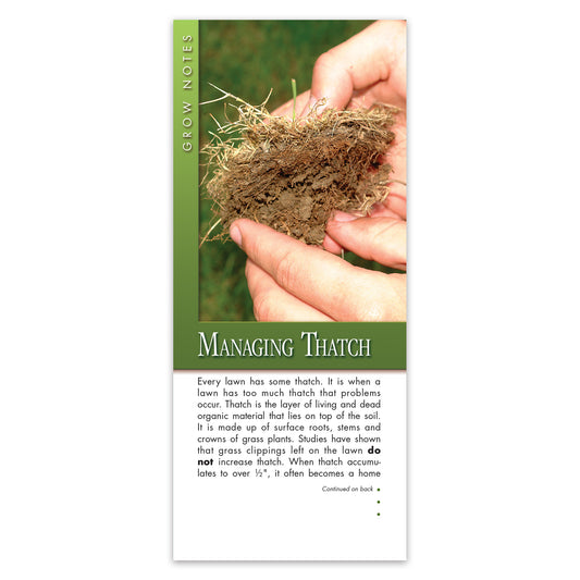 #319 - Managing Thatch Grow Note