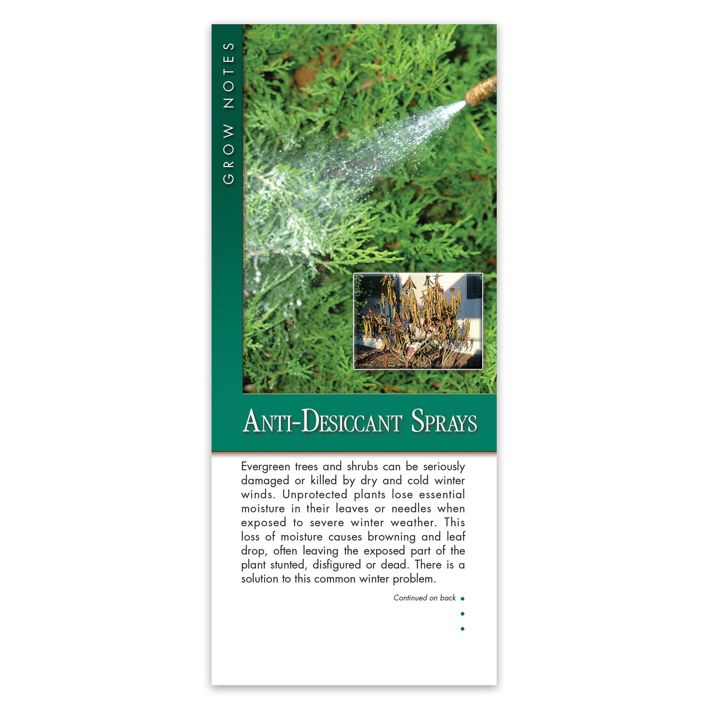 #320 - Antidesiccant Sprays Grow Note