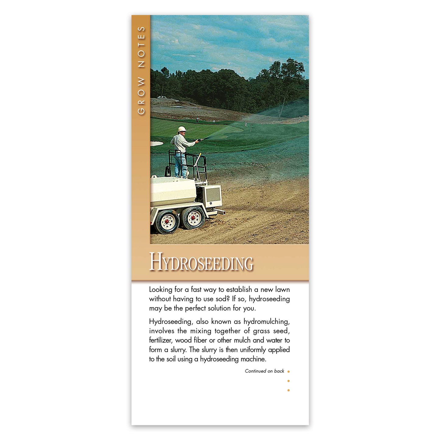 #326 - Hydroseeding Grow Note