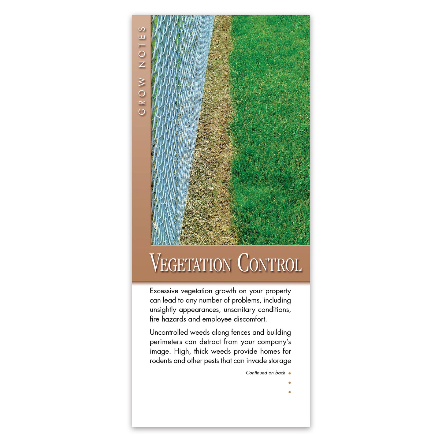 #327 - Vegetation Control Grow Note