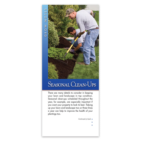 #341 - Seasonal Clean-Ups Grow Note