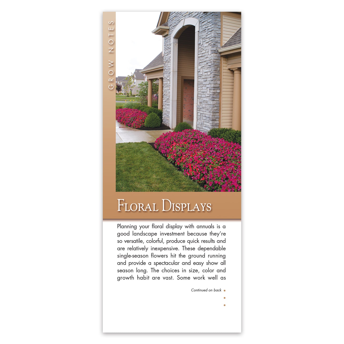 #344 - Floral Displays Grow Note