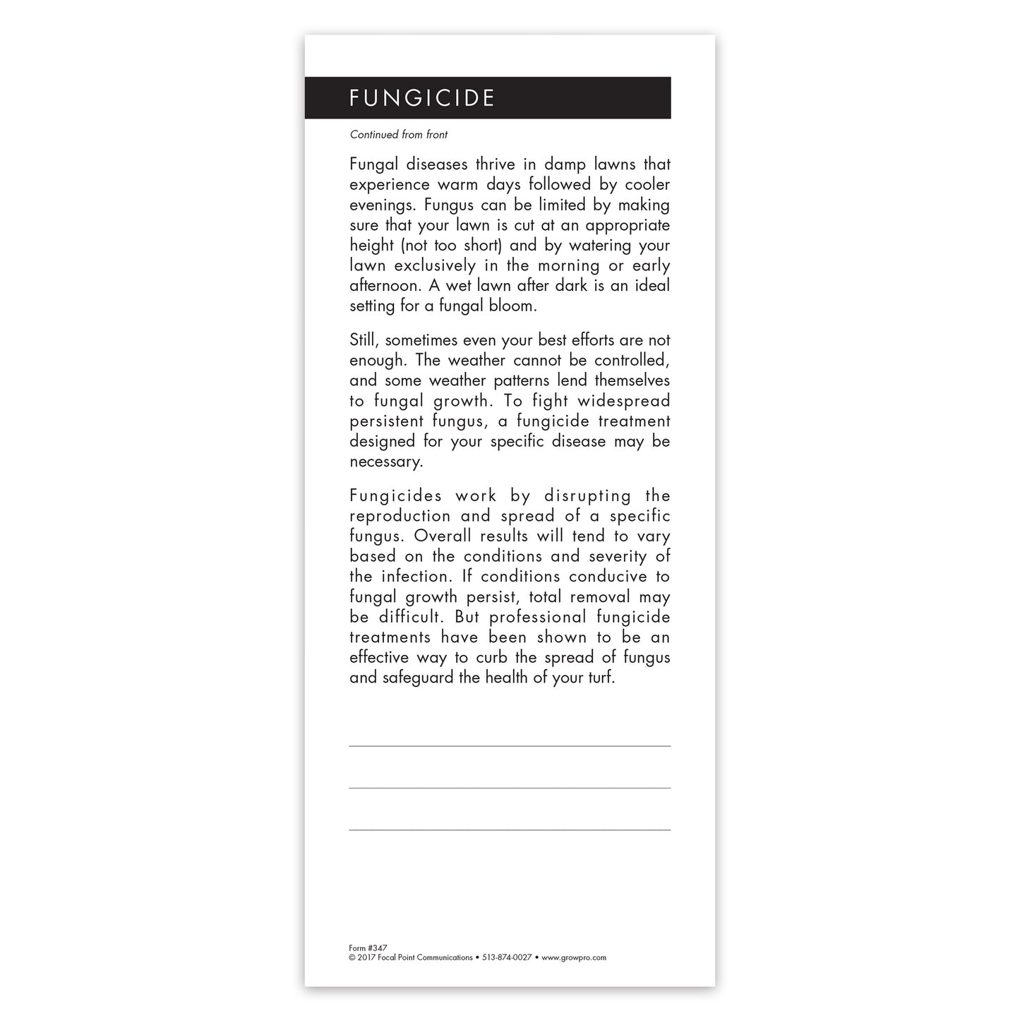 #347 - Fungicide