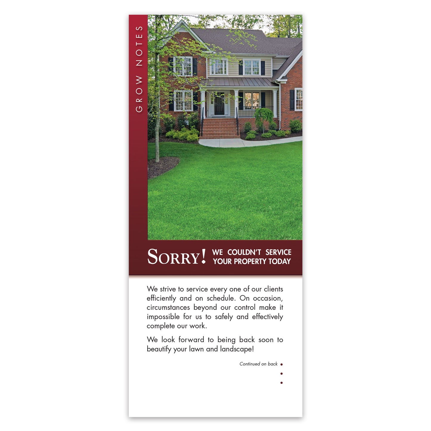 #348 - Sorry Grow Note